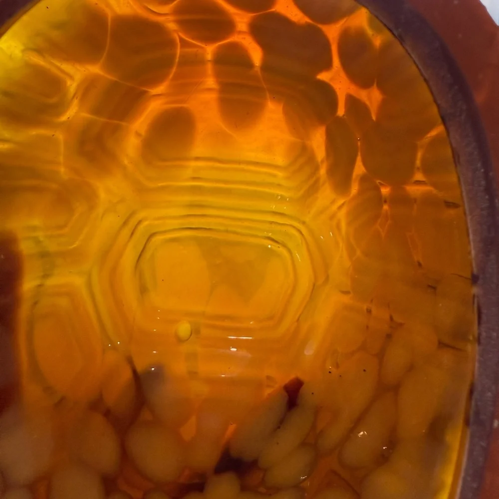 Turtle Shaped Reptile Heat Lamp‎ - Brown glass shell brass finish metal